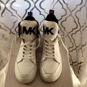 MICHAEL Michael kors Matson High Top Embossed printed leather